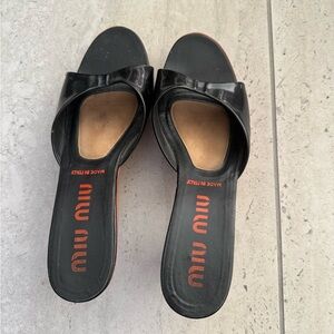 Vintage Miu Miu Black Heels